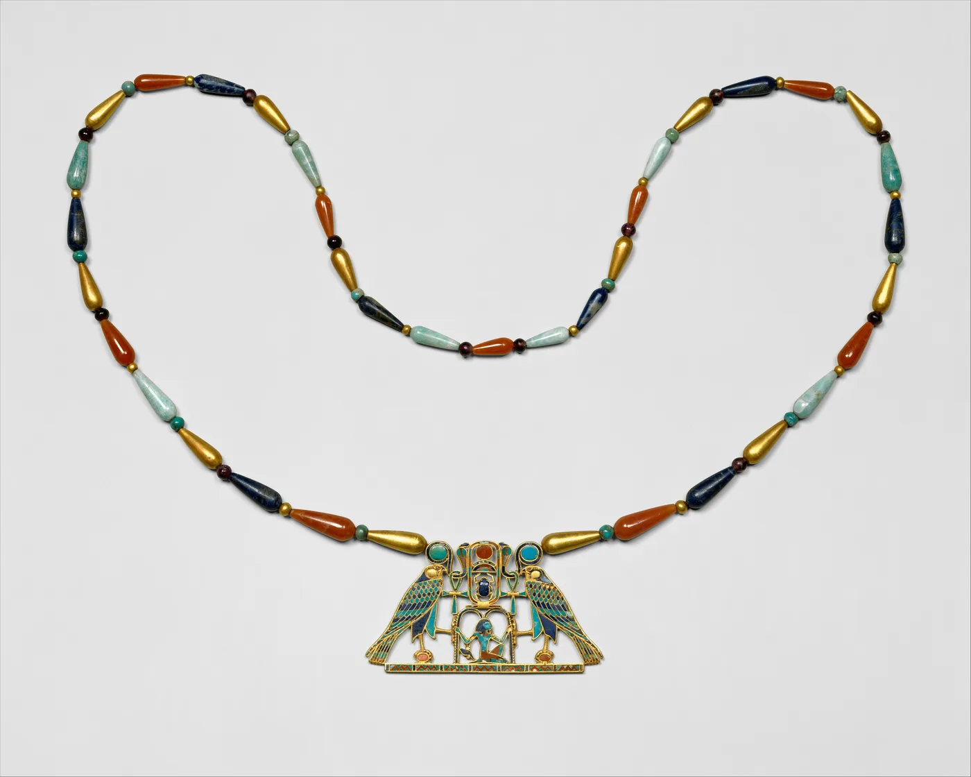 Pektoral und Halskette der Sithathorjunet mit dem Namen Sesostris' II., Metropolitan Museum of Art