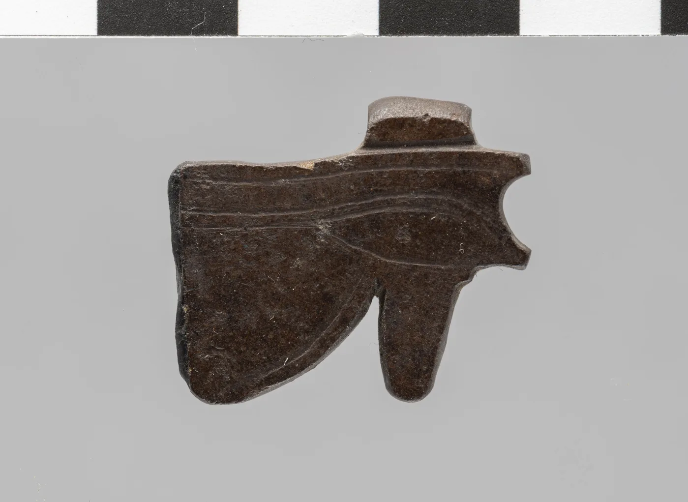 Fayence-Amulett mit dem Udjat-Auge des Horus, Museo Egizio Turin